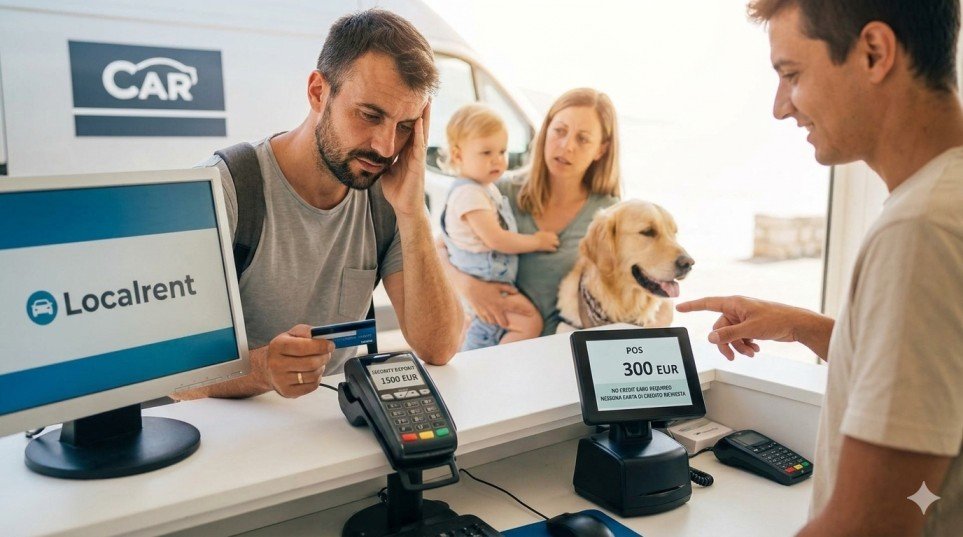 Risparmiare sul deposito cauzionale del noleggio auto per famiglie con Localrent